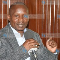 Interior Cabinet Secretary Prof. Kithure Kindiki during a security meeting