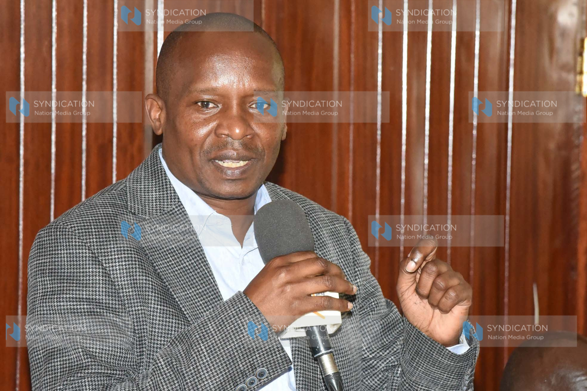 Interior Cabinet Secretary Prof. Kithure Kindiki during a security meeting
