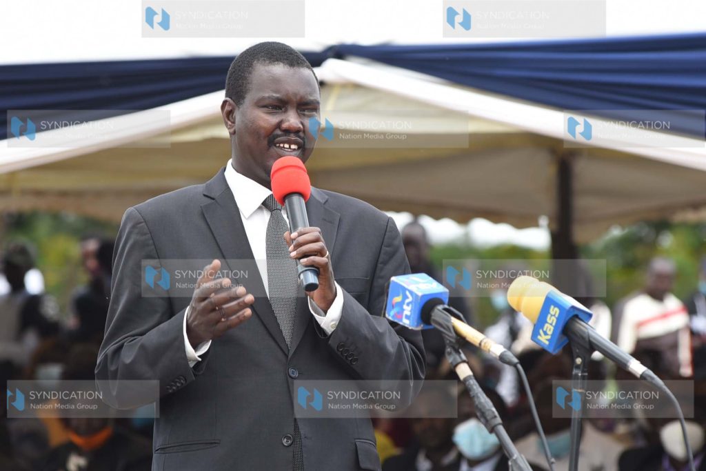 A burial of the late Joseph Kipkemboi Limo