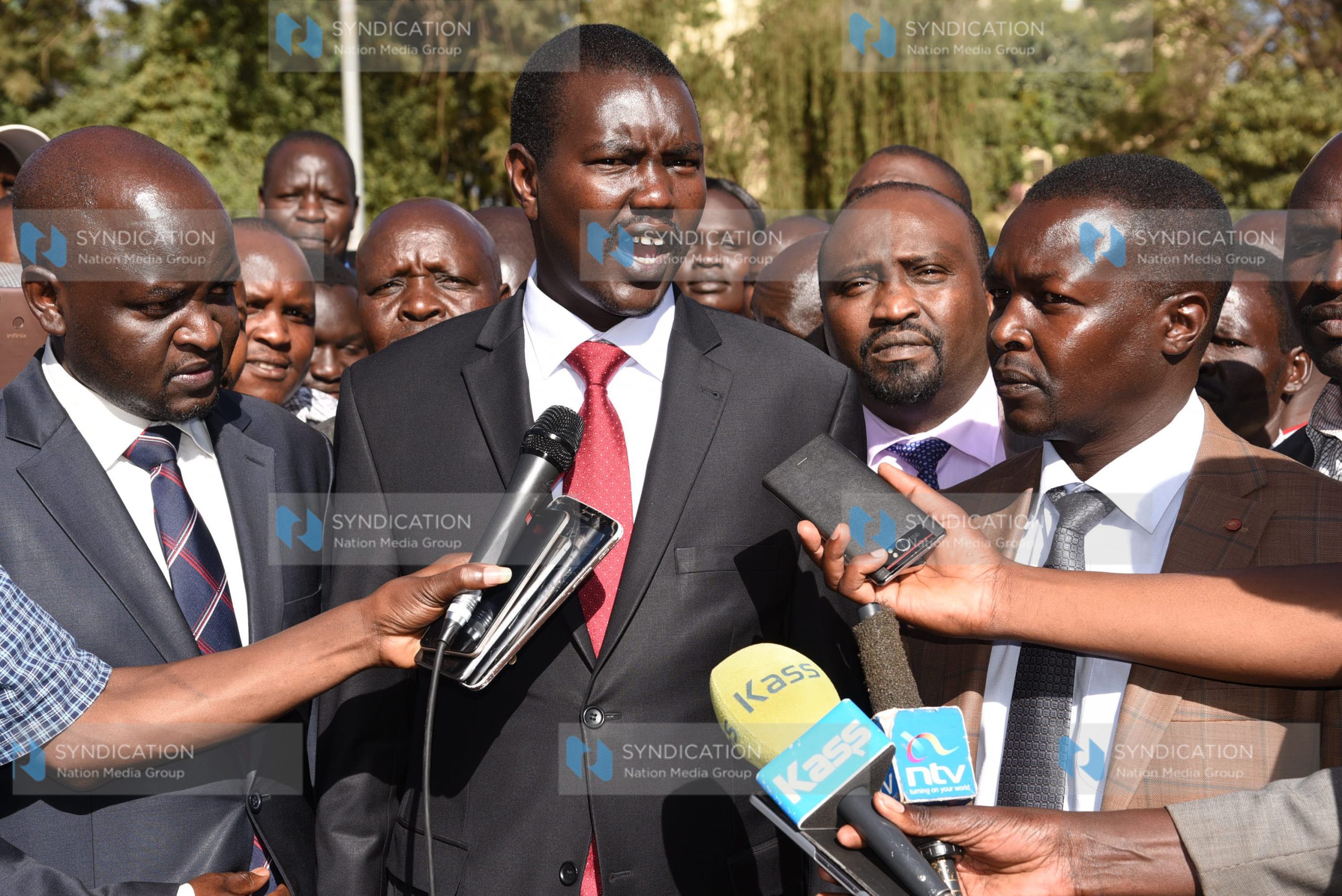 Opening the second session of the county assembly in Eldoret town