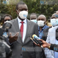 Launch of distribution of face masks to pupils