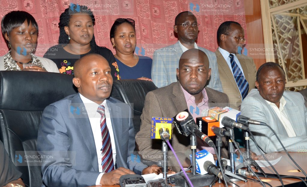 Senate Majority Leader Kithure Kindiki, Elgeyo Marakwet Senator Kipchumba Murkomen