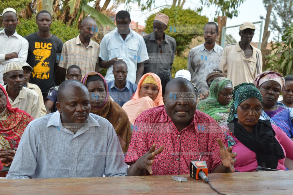 Muslim faithfuls of Kakamega led by Abdallah Wanyama