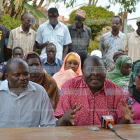 Muslim faithfuls of Kakamega led by Abdallah Wanyama