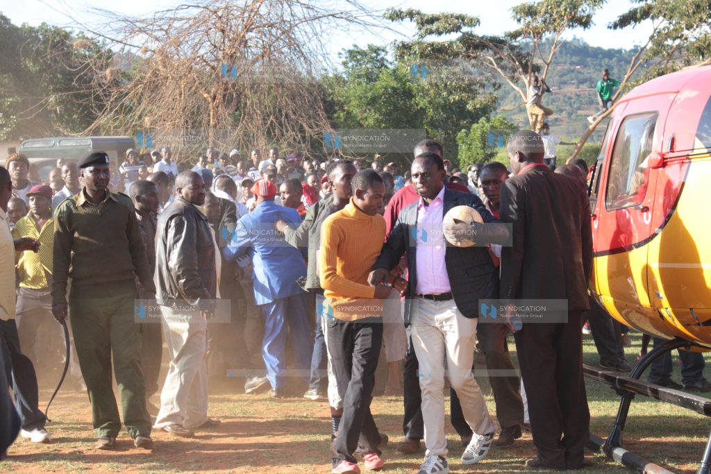 Kalembe campaign for the Jubilee Party in Machakos Town