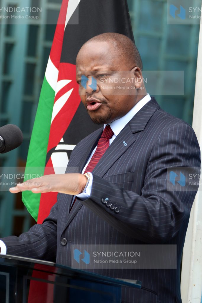 Health Cabinet Secretary Mutahi Kagwe