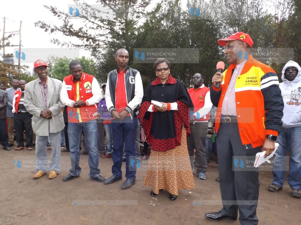 Francis Kimemia, Nyandarua Governor aspirant on a Jubilee Party ticket