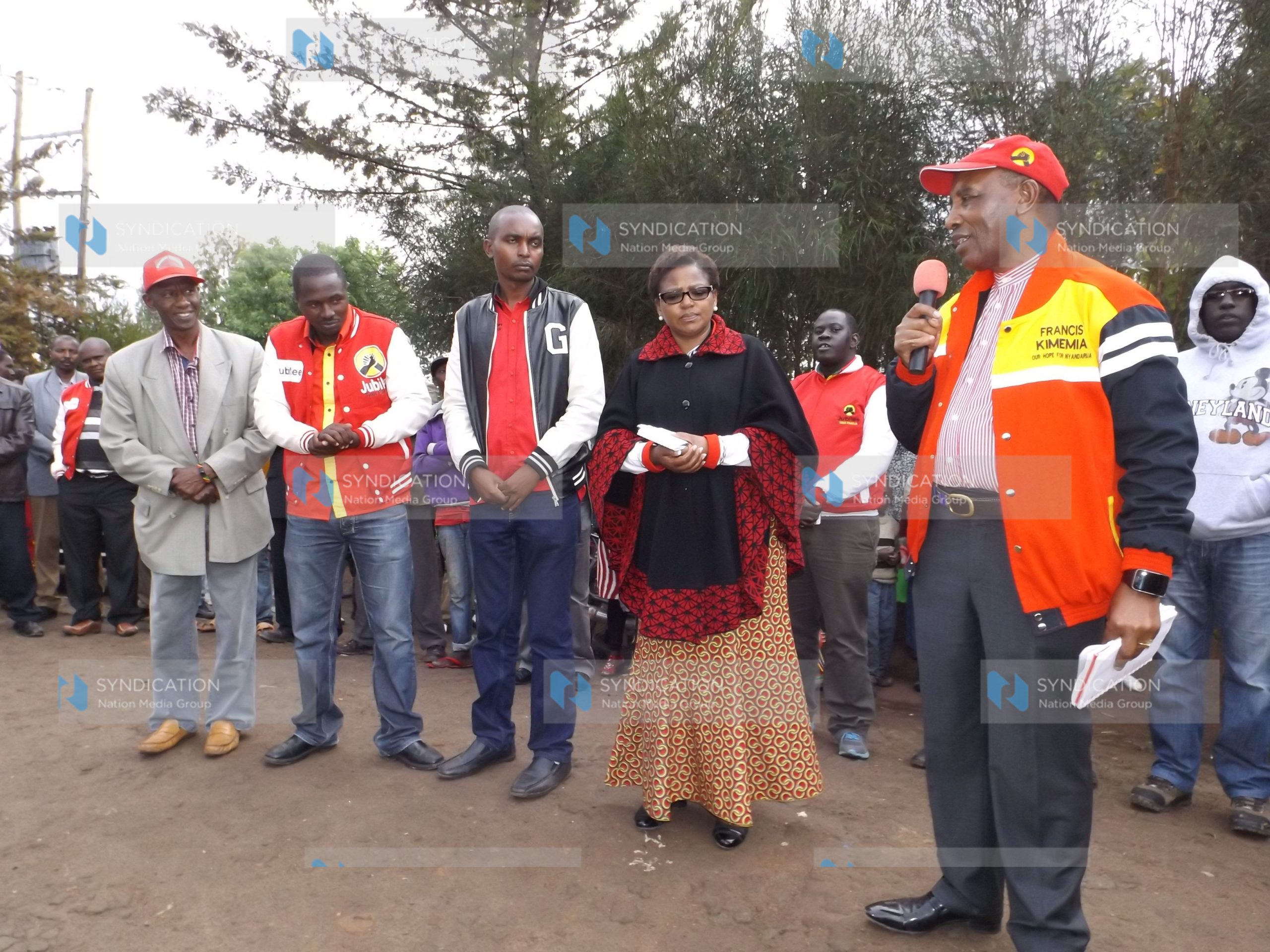 Francis Kimemia, Nyandarua Governor aspirant on a Jubilee Party ticket