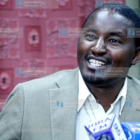 Mwangi Kiunjuri addresses a press conference