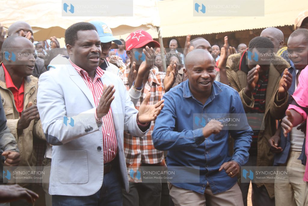 Chuka/Igambang'ombe MP Muthomi Njuki and Tharaka-Nithi Senator Kithure Kindiki