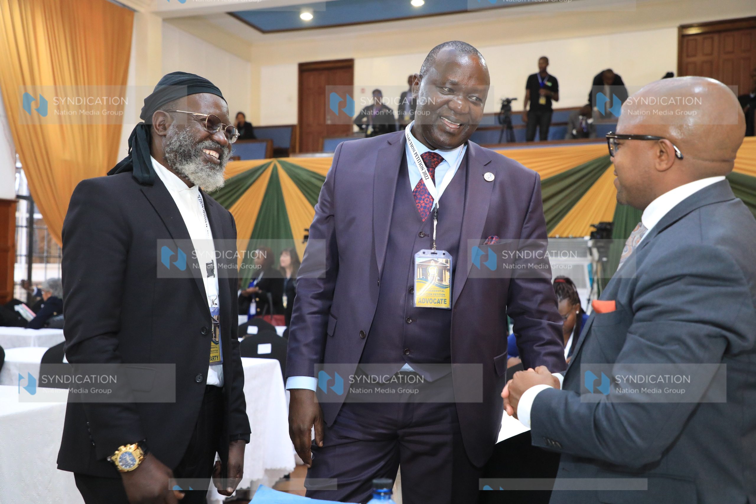 George Luchiri Wajackoyah, Senior Counsel Tom Ojienda and lawyer Issa Mansur