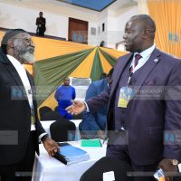 George Luchiri Wajackoyah [L], and Senior Counsel Tom Ojienda