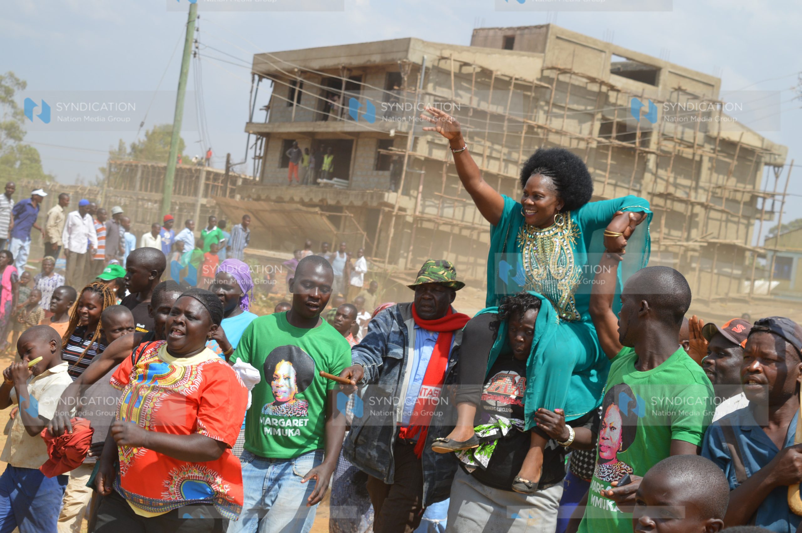 A businesswoman from Khayega Market in Kakamega County, Margaret Mmuka