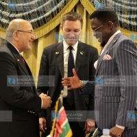 Union of International Cycling President David Lappartient witnesses Confederation of African Cycling President Mohamed Wagih meeting Cabinet Secretary Ministry of Arts, Sports and Youth Ababu Namwamba