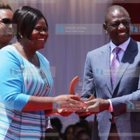 President Willam Ruto awards Homa Bay Governor Gladys Wanga