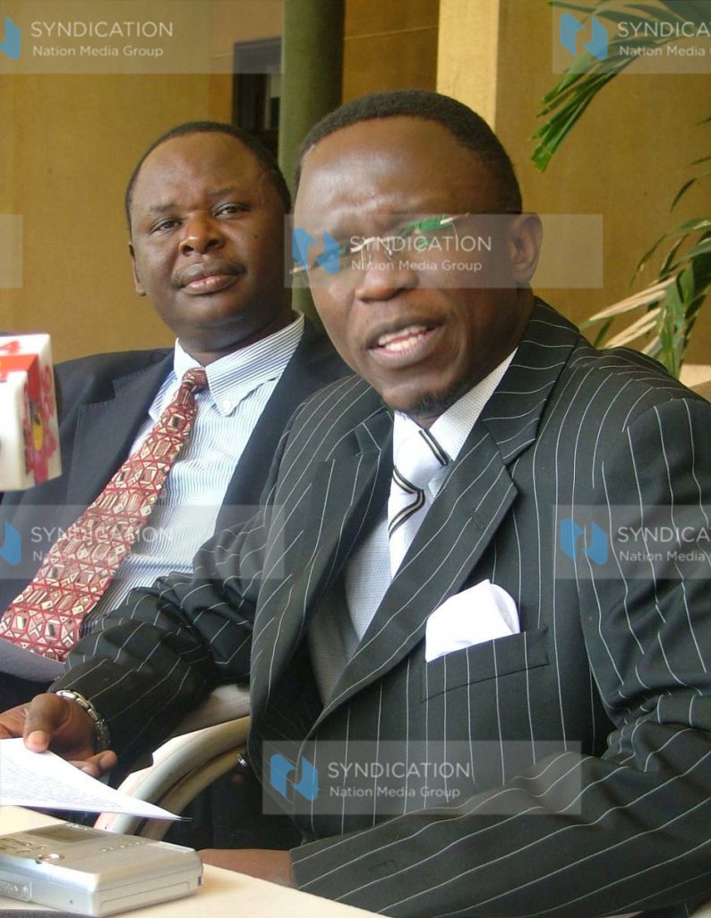 ODM members Ababu Namwamba and Otieno Kajwang