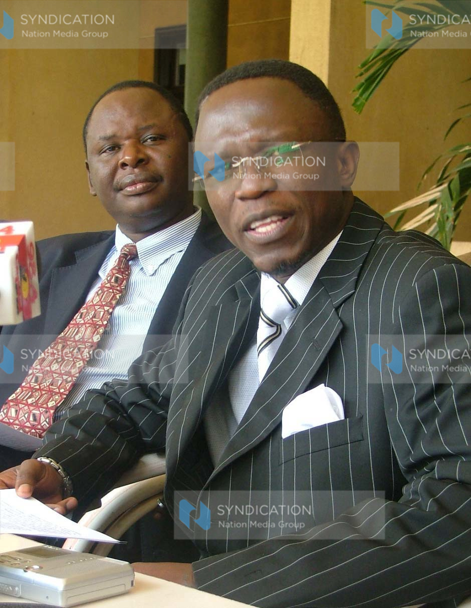 ODM members Ababu Namwamba and Otieno Kajwang