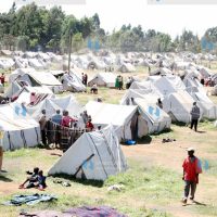Eldoret Showground camp for internally displaced people