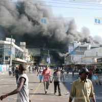 Kisumu's Oginga Odinga Street during the post-election violence