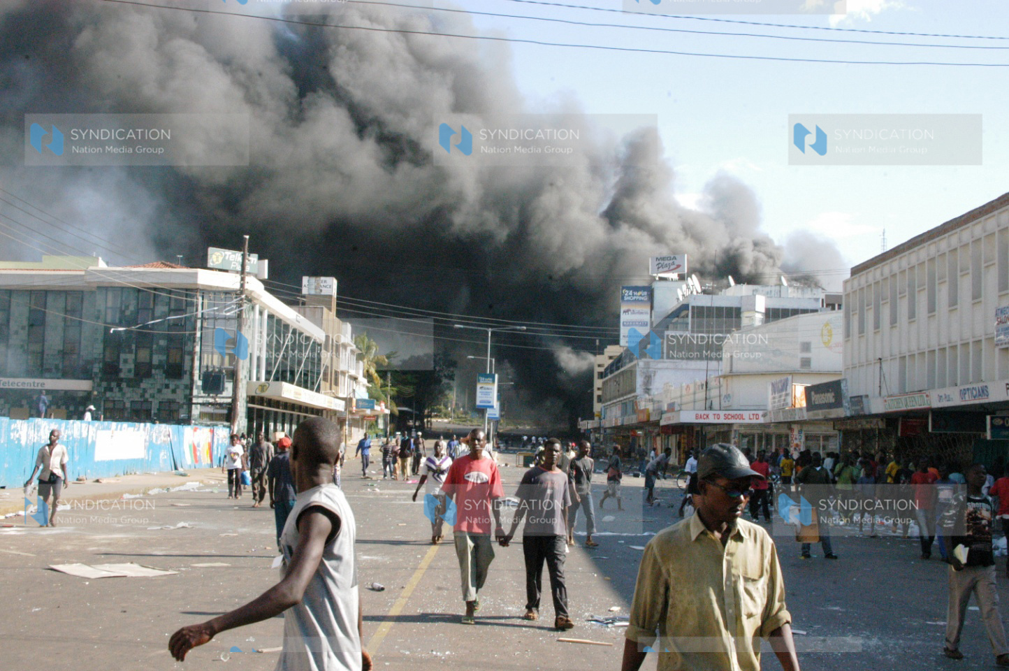 Kisumu’s Oginga Odinga Street during the post-election violence