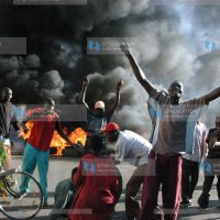 Kisumu's Oginga Odinga Street during the post-election violence