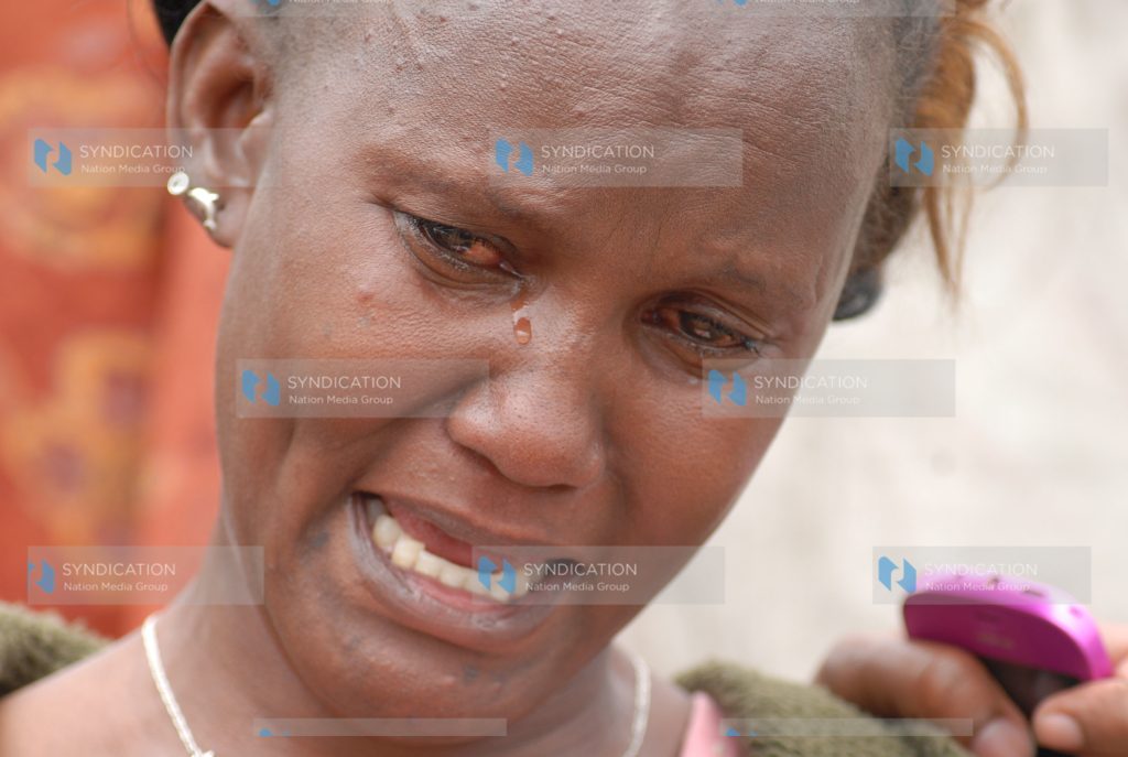 Nancy Wanjiru who was a victim of rape during the Post Elections Violence