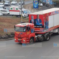 Campaign truck to support the Uhuru Kenyatta and William Ruto (UhuRuto) candidature