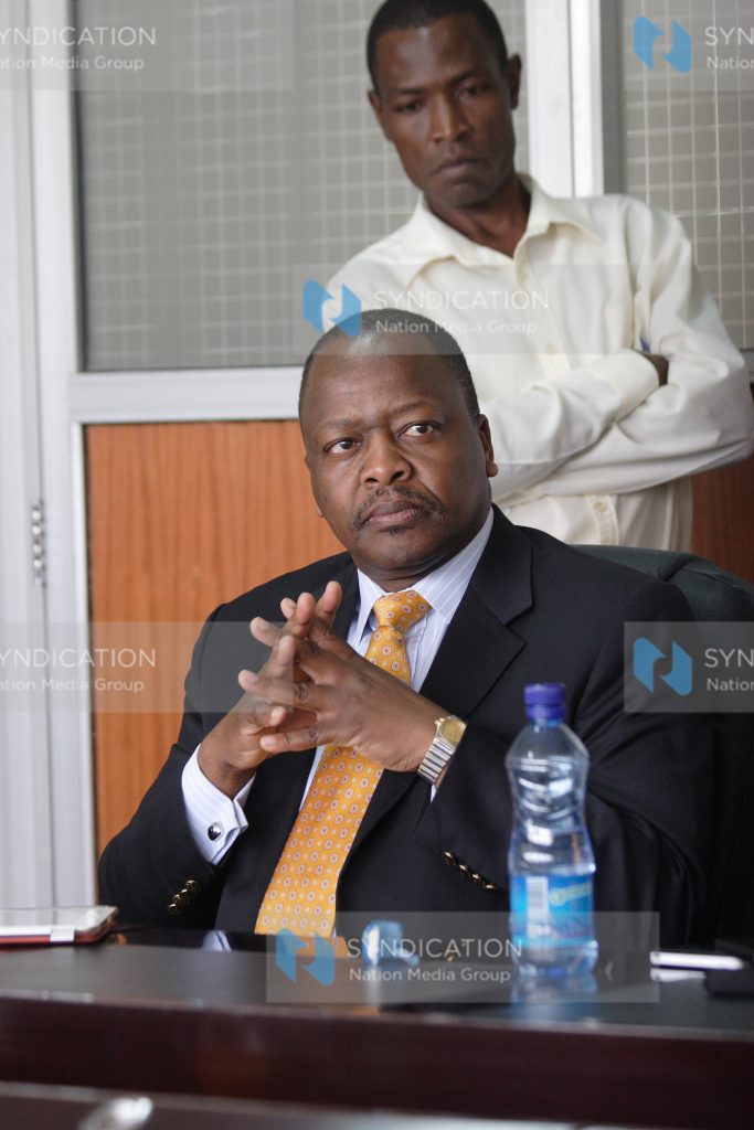 Senate Committee on Education and ICT Chairman Hon. Mutahi Kagwe