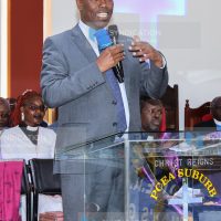 Burial ceremony of Charity Muthoni, a PCEA Church elder