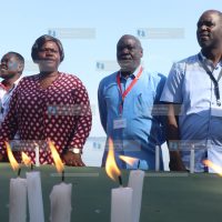 Homa Bay Governor Gladys Wanga leads other county officials