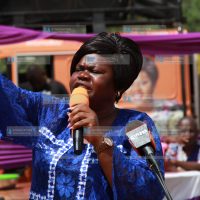 Homa Bay Woman Representative Gladys Wanga speaks