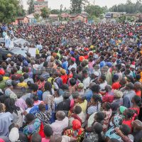 ANC party leader Musalia Mudavadi addressing at Amalemba Grounds in Kakamega