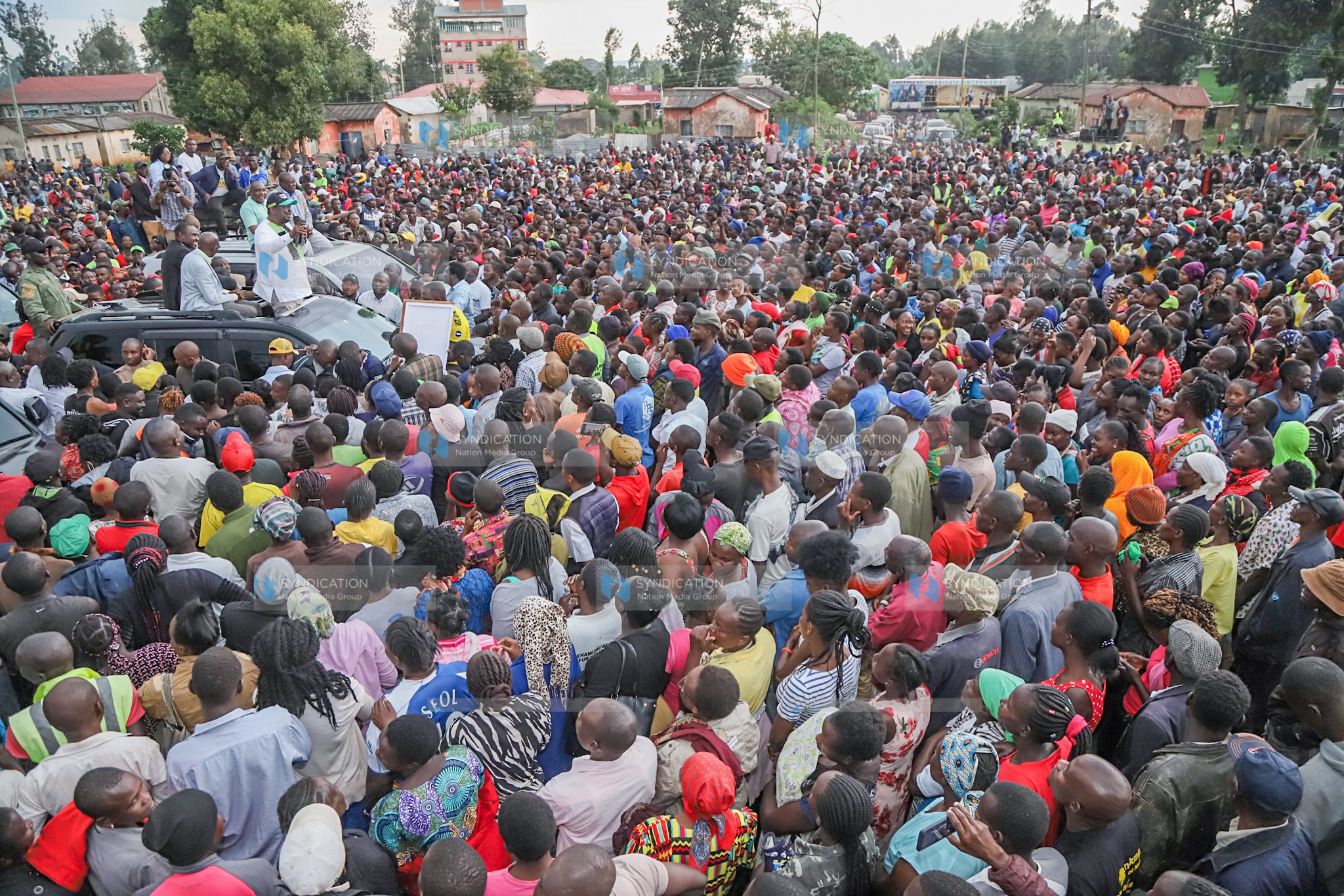 ANC party leader Musalia Mudavadi addressing at Amalemba Grounds in Kakamega