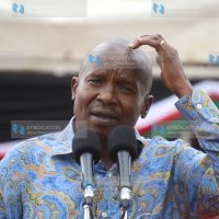 Deputy President Kithure Kindiki addresses wananchi during an empowerment programme