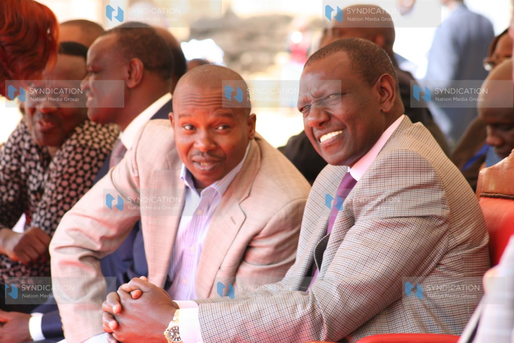 Deputy President William Ruto and Senate Majority Leader Kithure Kindiki