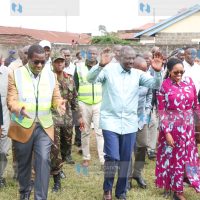 President William Ruto, accompanied by his Deputy Prof. Kithure Kindiki