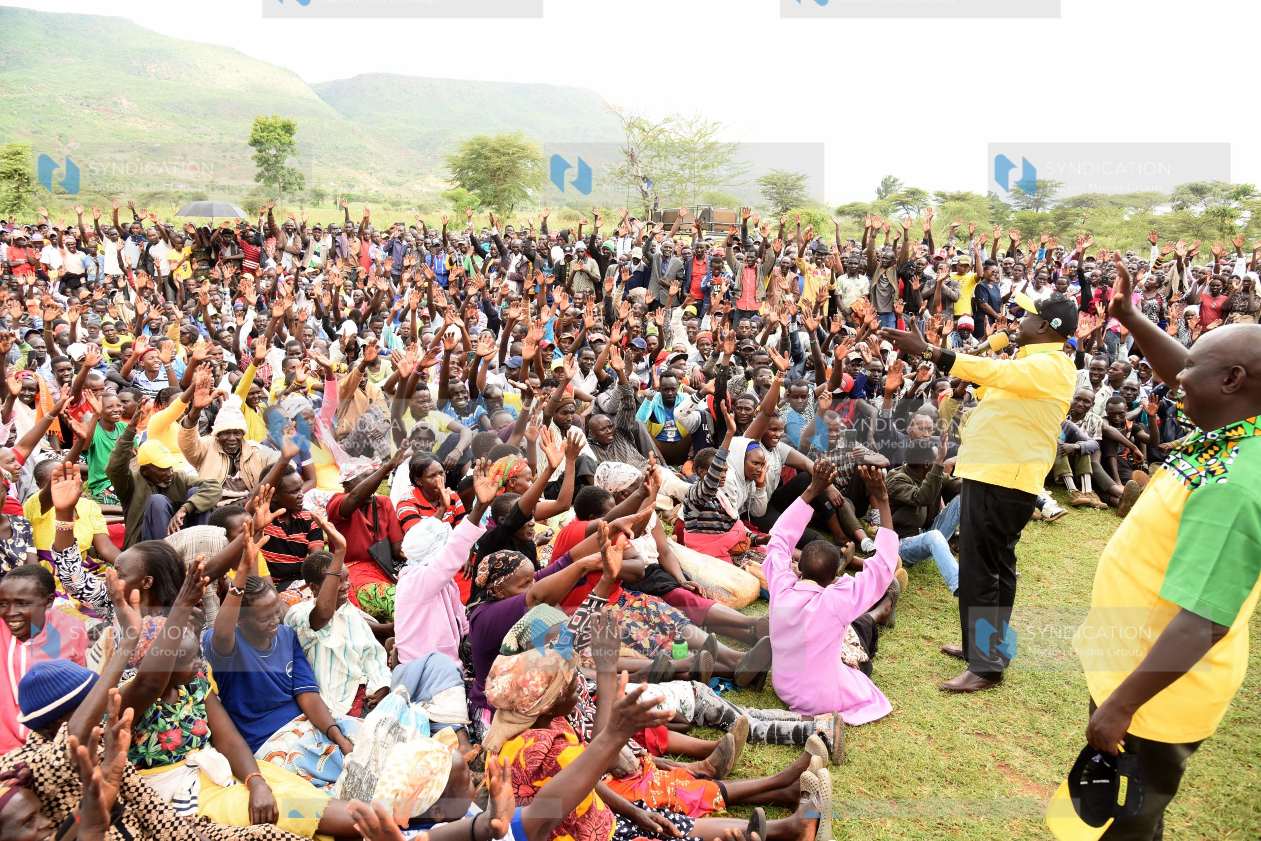 Deputy President -elect Rigathi Gachagua campaign for Rongai Constituency