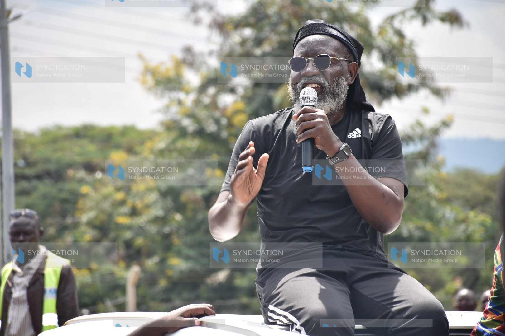 Roots Party of Kenya presidential candidate Prof George Wajackoya