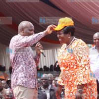 Former ODM National chairperson John Mbadi officially hands over leadership to current chairperson Gladys Wanga