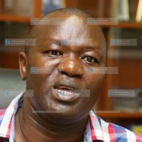 Tom Ojienda addressing Journalists at his office
