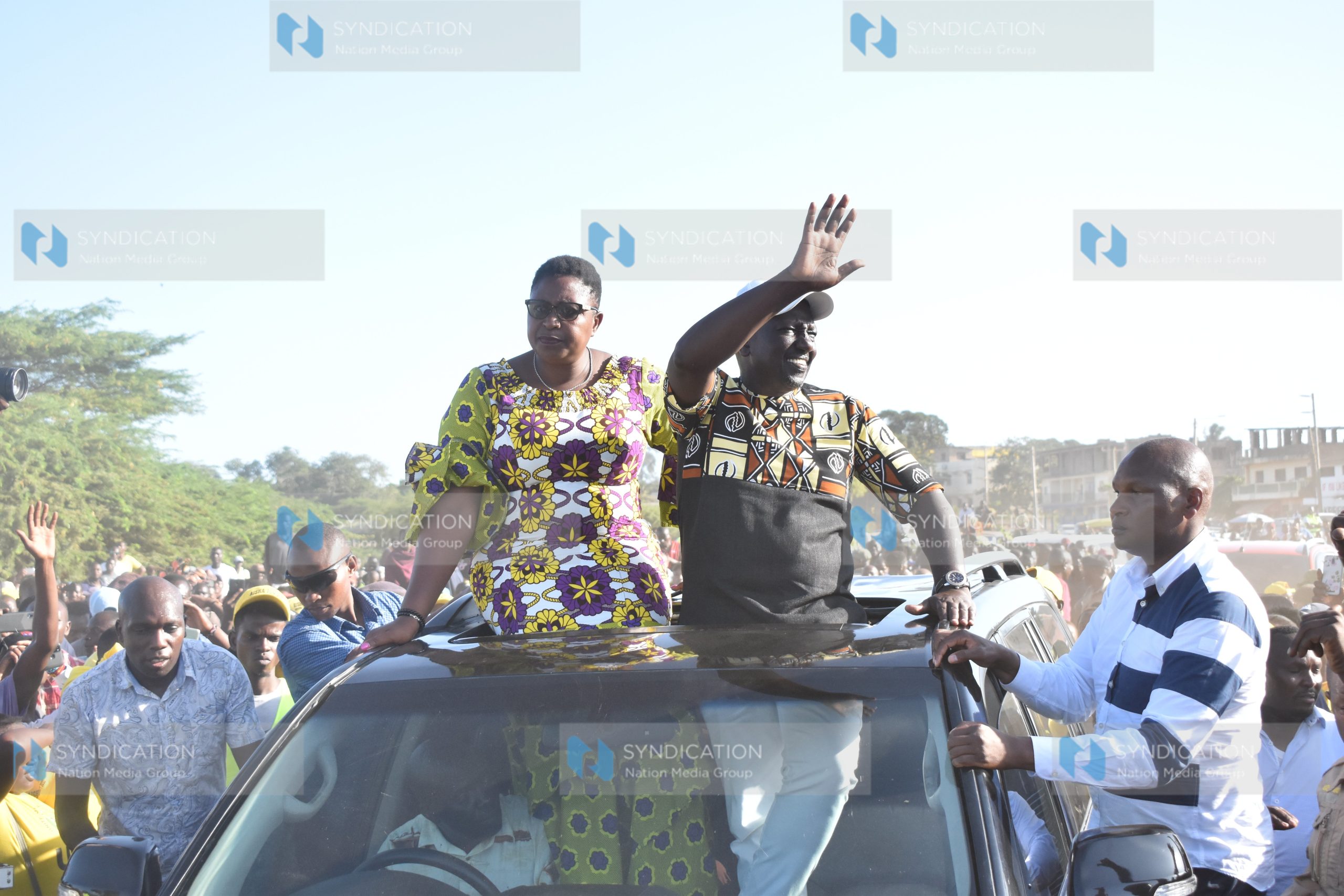 Deputy President William Ruto and Malindi MP Aisha Jumwa