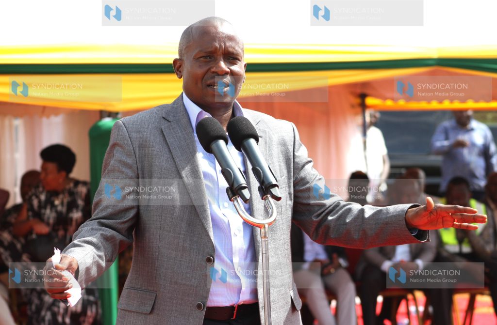 Deputy President Kithure Kindiki