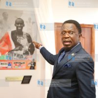 Sports Cabinet Secretary Ababu Namwamba during the induction ceremony