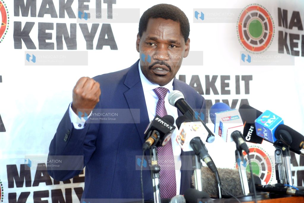 Cabinet Secretary, Ministry of Industry, Trade and Cooperatives Development Peter Munya