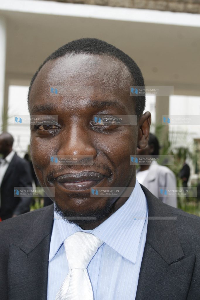 Councilor Paul Simba Arati during an interview