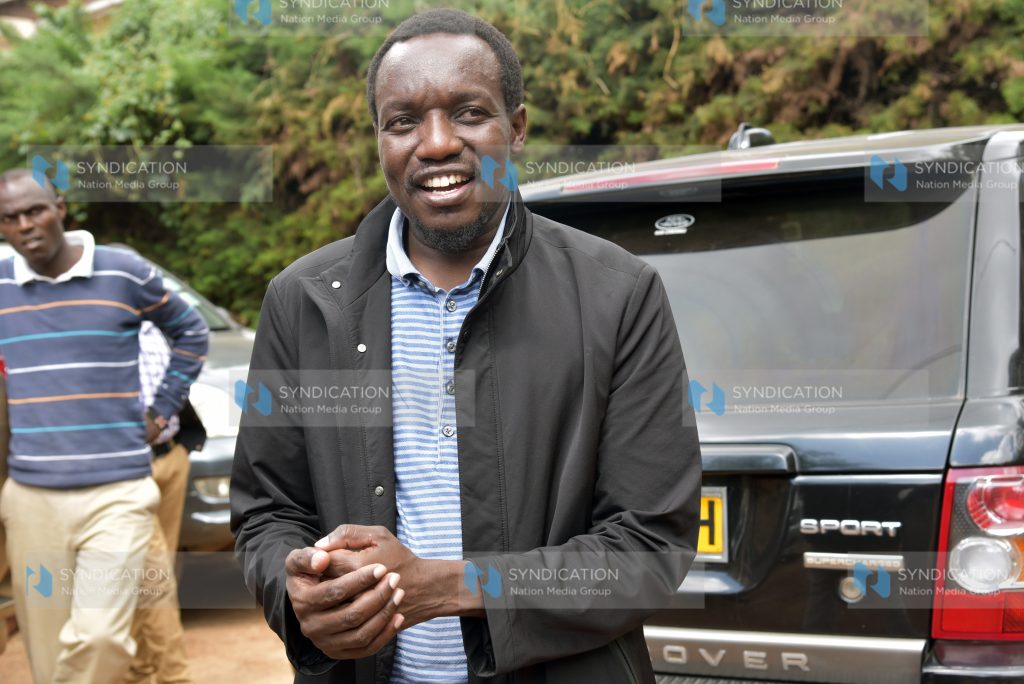 MP Simba Arati when he spoke to the Nation at his Kileleshwa home