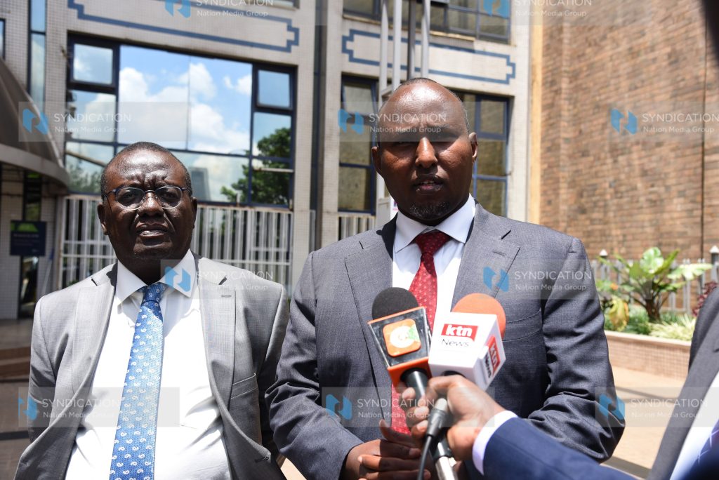 Representing Azimio coalition party presidential candidate Raila Odinga