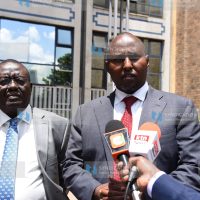 Representing Azimio coalition party presidential candidate Raila Odinga