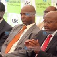 Press conference at the ANC party’s headquarters
