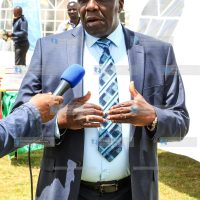Kakamega Governor Wycliffe Oparanya speaking to the press